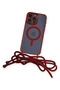 Aconcept iPhone 13 Pro Case Divo Strap Magsafe Cover (230518) - Red - 3