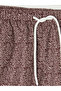 Lcw Swimwear Red Short Length Patterned Men's Swim Shorts - 7