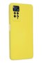 Aconcept Redmi Note 11 Pro Case Nano Velvet Silicone (13603) - Yellow - 3