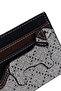 حامل بطاقات نسائي أسود منقوش 000A2D564014 - 7