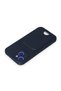 Aconcept iPhone 14 Case Kelvin Silicone with Business Card Holder (25240) - Navy Blue - 3
