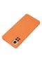 Aconcept Redmi Note 12 Pro 4g Case Nano Velvet Silicone (34343) - Orange - 3