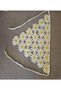 2-Pack Vintage Yellow Daisy Bohemian Crochet Mesh Bandana Suitable for Adults and Children - 4