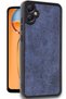 Aconcept Galaxy A05 Case Aras Leather Cover (85345) - Navy Blue - 2