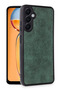 Aconcept Galaxy A25 5g Case Aras Leather Cover - (85306) Dark Green - 2