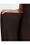 Brown Ecovero ™   Viscose Wrap Dress with Adjustable Straps and Detachable Skirt - 5