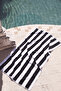 2-Pack 100% Cotton Striped Beach and Bath Towels (75X150) - 2
