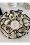 Vip Real Embroidered Flower Figure and Guipure Detailed 16cm Simit Buckle - 3