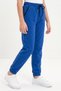 Girl's Pocket Piping Detailed Elastic Cuffed Straight Unprinted Sweatpants - 3