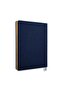 19X25 Hardcover Embroidered Cover - Navy Folk - 3