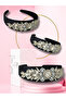 Lux Stone Black Velvet Crown Di̇ana Series