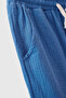 Blue 97% Cotton Muslin Fabric Comfortable Fit Breathable Summer Men's Trousers 2600260 - 3