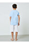 Boys Graphic Print T-Shirt and Shorts Pyjama Set - 5