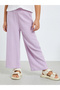 Girls Lilac Wide Leg Pants