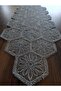 Çark Silver Lace Runner/Table-Console Cover - 3