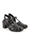Women's High Heel Shoes Medium Heel Round Toe Studded Caged Antique L031.26108425 - 3