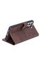 Monte deep brown samsung galaxy s26 plus (6.7") genuine leather removable wallet phone case - 6