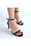 Genja Black Patent Leather Heeled Shoes - 4