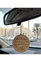 Custom Laser Engraved Wooden Car Charm, Islamic Rearview Mirror Hanging Ornament, Mashallah & Safar Dua Car Pendant, Muslim Car Decor Gift - 2