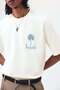 Relaxed Fit Printed cotton T-shirt - 3