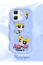 Infinix Hot 50I Compatible Case Camera Protective Blue Silicone Couple Phone Case Cartoon Pattern - 2