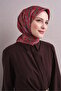 وشاح سورا الحريري باللون الأحمر - 2