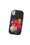 iPhone X Compatible Case Camera Protector Black Silicone Couple Phone Case with Floral Pattern - 3
