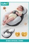 Baby Wedge Pillow + 2-Piece Pacifier Set, Baby Lounger Pillow, Baby Feeding Support Pillow, Newborn Nursing Pillow, Infant Head Shaping Pillow for Reducing Spit-Up, Bottle Feeding, Head Shaping