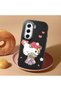 Tecno Camon 40 Pro 5g Compatible Case Camera Protector Black Silicone Couple Phone Case Kitty Pattern - 2