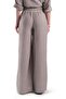 Brown Striped 100% Cotton Women's Shirt and Trouser Bottom Top Set - 8