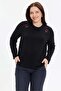 Basic Women's Blouse with Metal Ring Detail - 3