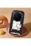 Vivo X300 Pro Compatible Case Camera Protector Black Silicone Couple Phone Case Kitty Pattern - 2