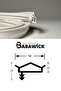 Wooden Door Wicking Strip with Side Nails, 5 Meters, White Color. Sound and Light Proof - 2