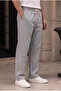 Men's Gray Muslin Look Baggy Sweatpants Loose Fit Comfortable Oversize - 7
