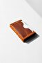 Genuine Leather Card Holder with Shawl Pattern, Minimal Size, Men's and Women's Card Holder - 4