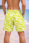 Men's Swim Shorts with Zipper Pockets and Mesh Lining, Quick Drying, Premium - 3
