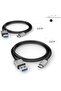 كابل USB-A 3.0 إلى USB-C - بطول 2×0.8 متر |   كابل بيانات فائق السرعة وكابل شحن مناسب - 2