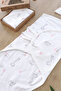 0-4 Months Newborn 100% Cotton Velcro Baby Swaddle Blanket Soft Combed Cotton Baby Gift - 6