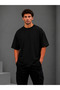 Artistic Silhouette Printed Oversize Unisex T-Shirt – Minimal Graphic Streetwear Design - 3