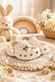 Baby First Step Slippers Beige - Lightweight Non-Slip Eva Kids Clog Slippers, Garden Beach Home Slippers, Girls Boys Baby