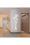 Mirror Wall Decals, 3D Flower Mirror Wall Stickers Murals for Living Room Bedroom, DIY Wall Decal Murals Wall Decorations for TV Wall Background and Sofa Backdrop, Wall Decorations (L, Mirror Silver) - 7