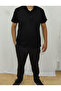 Men's Short Sleeve Judge Collar Button Front Viscose Blouse - 5