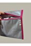 Thermal Insulated Waterproof Pilsa Beach Clutch - Gray (Pink Detail) - 2