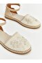 Lcw Steps Beige Straw Sole Women's Ballerinas - 3