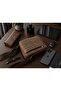 Men's Crazy Brown Genuine Leather Shoulder Strap Messenger Bag Shoulder Bag - 4