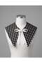 Elite Polka Dot Collar Black