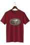 Hunter Printed Unisex T-Shirt – Deer and Wild Boar Themed Outdoor Crew Neck
