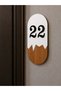 Customizable Plexiglass, Wood, Apartment - Apartment Hotel Office Door Number Size 18X9Cm, 1mm Plexiglass - 5