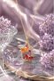 Stoned Colorful Butterfly Drop Steel Necklace (Gold Color)