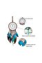 Handmade Blue Feather Dreamcatcher - 6